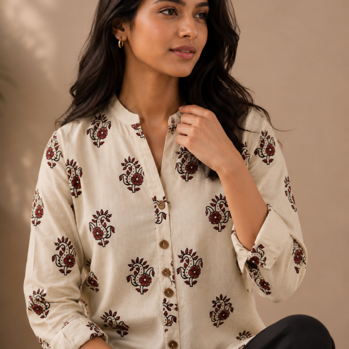 Bagru print Shirt